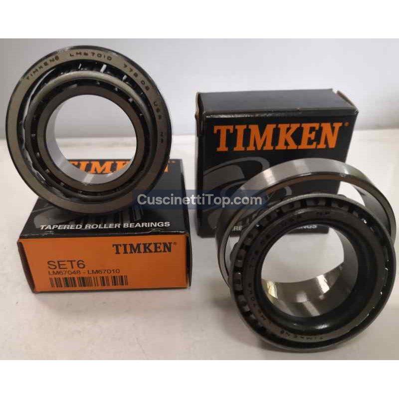 Cuscinetto LM67048/LM67010 TIMKEN 31,75x59,13x15,875