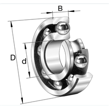 Cuscinetto 61844-M FAG 220x270x24  Weight 3,2