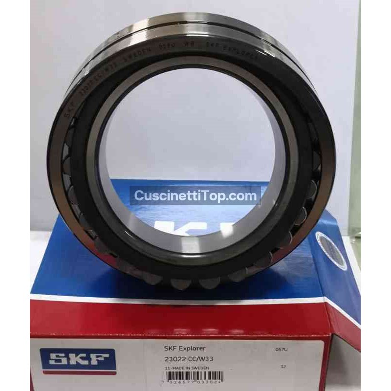 Cuscinetto 23022 CC/W33 SKF 110x170x45 Weight 3,6846 Cuscinetto 23022 CC/W33 SKF 110x170x45 Weight 3,6846