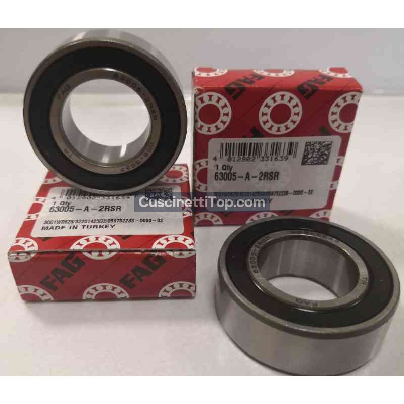 Cuscinetto 63005 2RS FAG 25x47x16 Cuscinetto 63005 2RS FAG 25x47x16