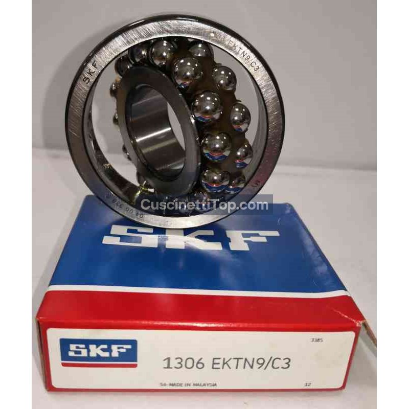 Cuscinetto 1306 EKTN9/C3 SKF 30x72x19