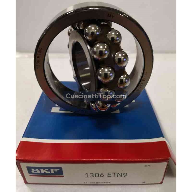 Cuscinetto 1306 ETN9 SKF 30x72x19 Weight 0,385 Cuscinetto 1306 ETN9 SKF 30x72x19 Weight 0,385
