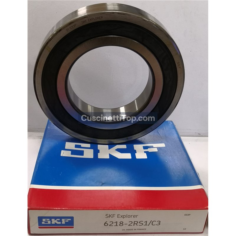 Cuscinetto 6218-2RS1/C3 SKF 90x160x30 Weight 2,2445 Cuscinetto 6218-2RS1/C3 SKF 90x160x30 Weight 2,2445