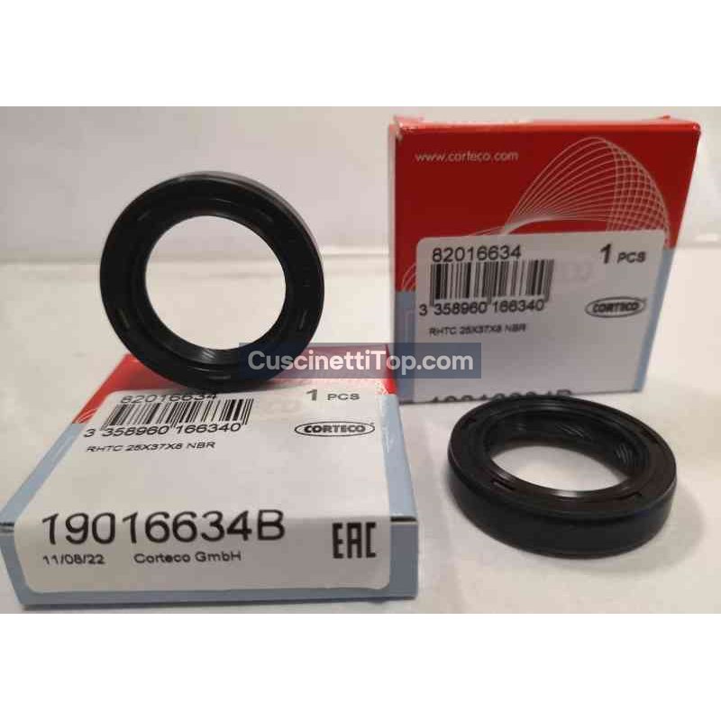Anello di Tenuta (Paraolio) CORTECO 25x37x8 RHTC NBR Anello di Tenuta (Paraolio) CORTECO 25x37x8 RHTC NBR