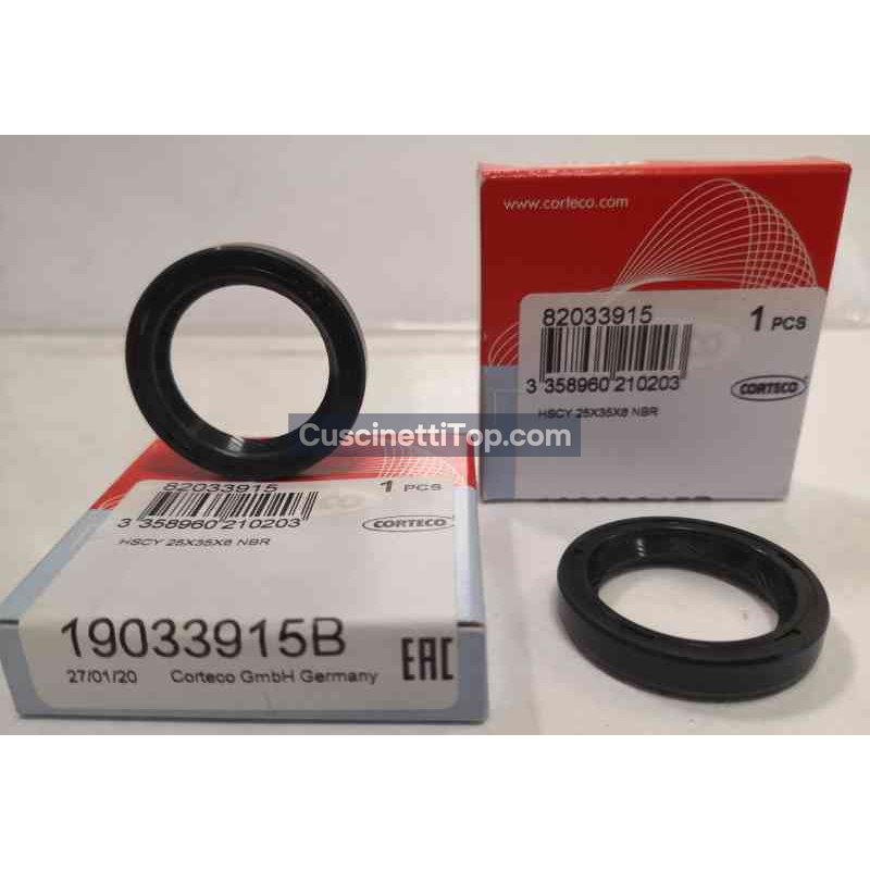 Anello di Tenuta 19033915B CORTECO 25x35x6 HSCY NBR Anello di Tenuta 19033915B CORTECO 25x35x6 HSCY NBR