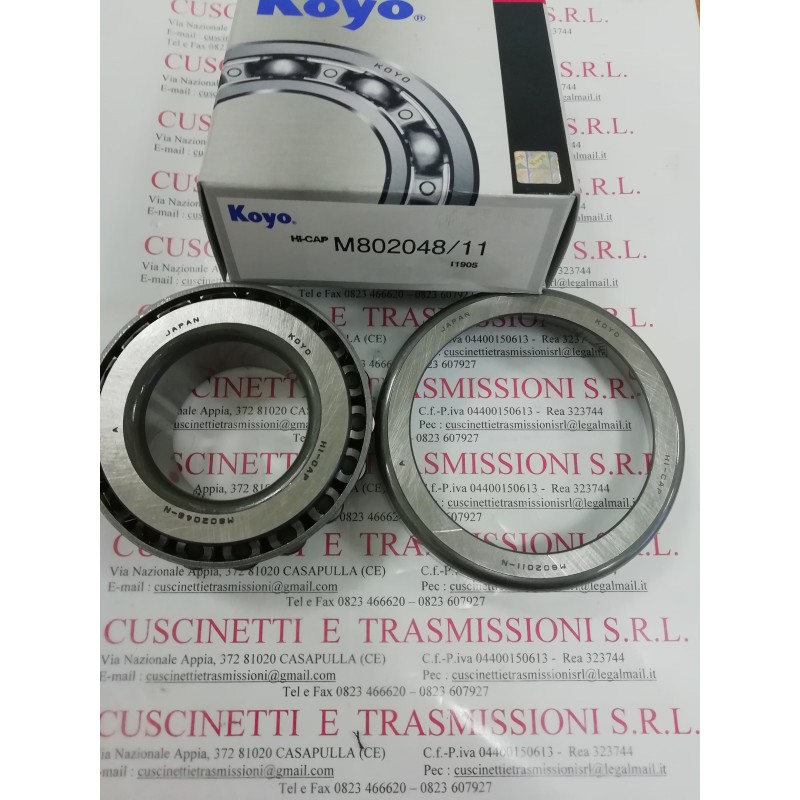 Cuscinetto M802048/M802011 Koyo (41,275x82,55x26.563) Weight 0,633 m802048/11,4tm802048/m802011,802048/802011,m802048/011qcl7c,