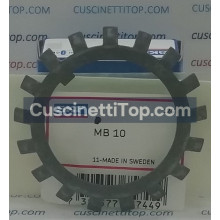 Lamierino di Sicurezza MB 10 SKF 47,5x74x1,25 Weight 0,0148