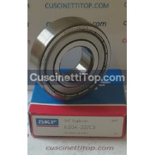 Cuscinetto Rigido a Sfere 6204-2Z/C3 SKF 20x47x14