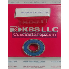 Cuscinetto SS 6201-2RS INOX Kbs/Usa 12x32x10