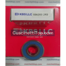 Cuscinetto SS 6203-2RS INOX KBS 17x40x12