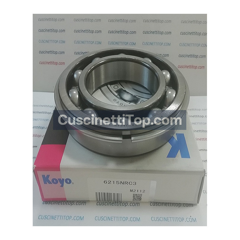 Cuscinetto 6215 NR/C3 75x130x25 Koyo