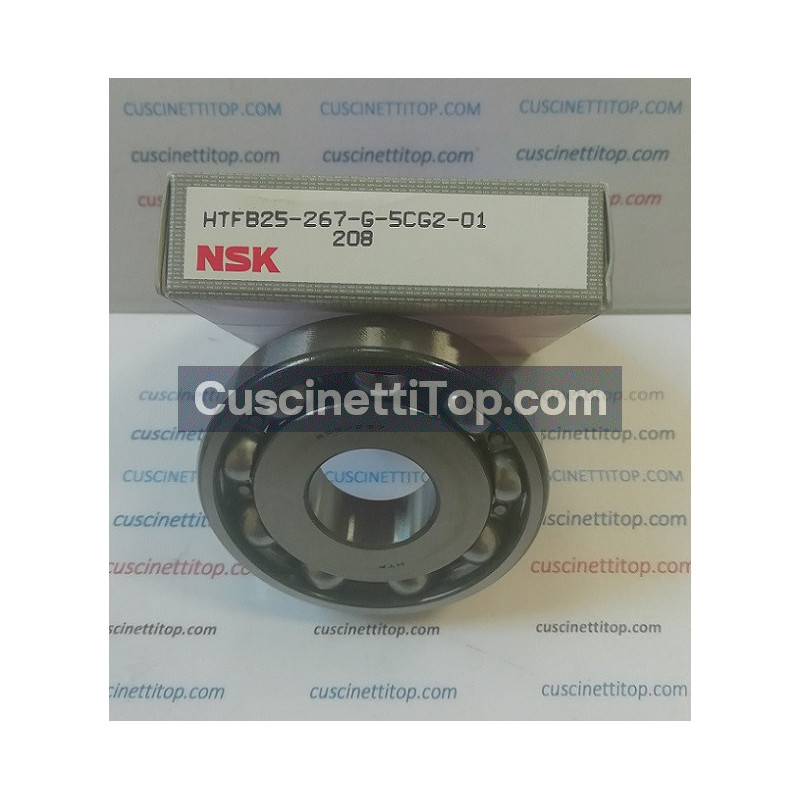 Cuscinetto HTF B25-267-G-5CG2-01 NSK (25x69x15,50) Weight 0,278 htfb25267g5cg201,b25-267,90363-w0015,90363-25081,