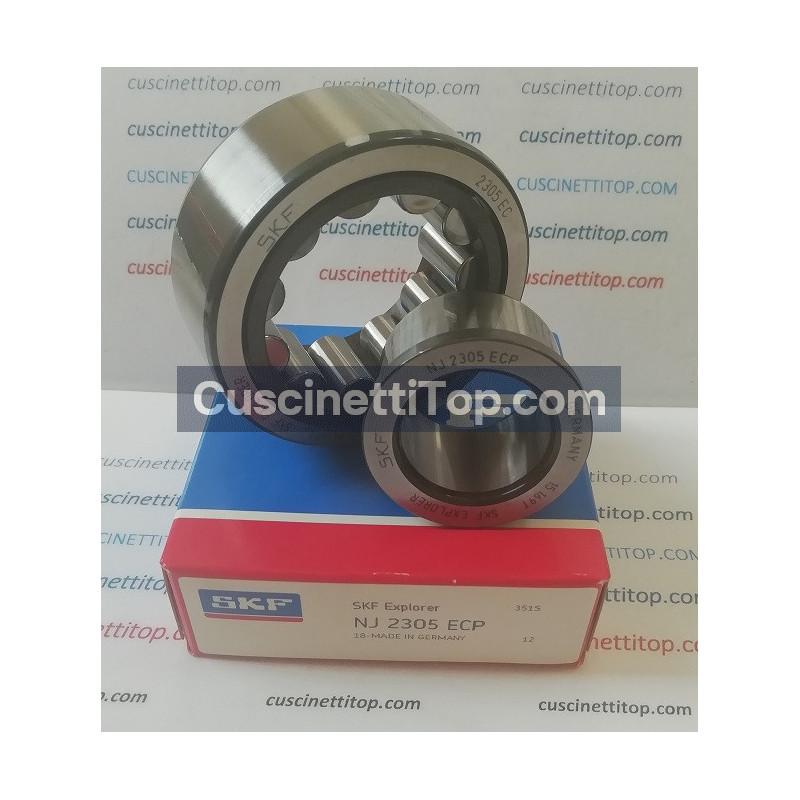 Cuscinetto NJ 2305 ECP SKF 25x62x24 Weight 0,3476 NJ2305,NJ2305ECP