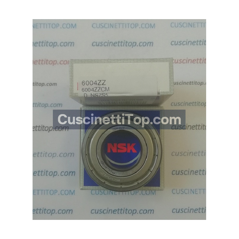 Cuscinetto 6004 ZZ NSK 20x42x12 Weight 0,068 6004-2Z,60042Z,6004-ZZ,6004-C-2Z,6004ZZ,6004-2Z,6004/2Z,6004/ZZ