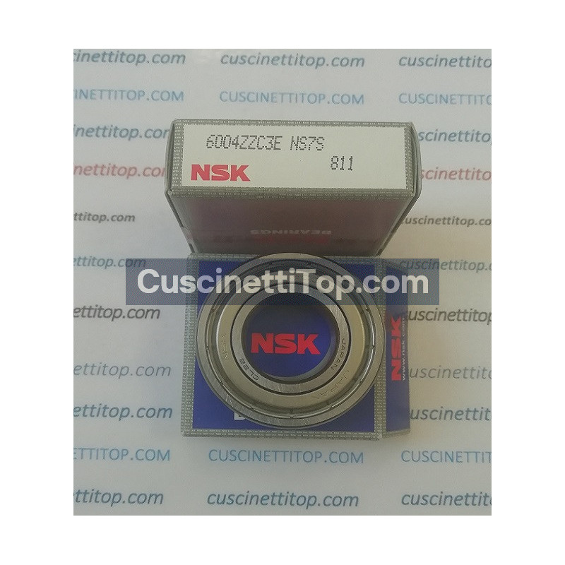 Cuscinetto 6004 ZZ-C3 NSK 20x42x12 Weight  0,068 6004-2Z,60042Z,6004-ZZ,6004-C-2Z,6004ZZ,6004-2Z,6004/2Z,6004/ZZ