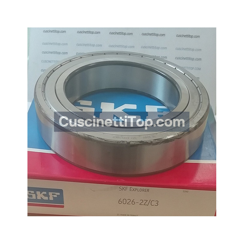 Cuscinetto 6026-2Z C3 SKF 130x200x33 Weight 3,3181 Cuscinetto 6026-2Z C3 SKF 130x200x33 Weight 3,3181