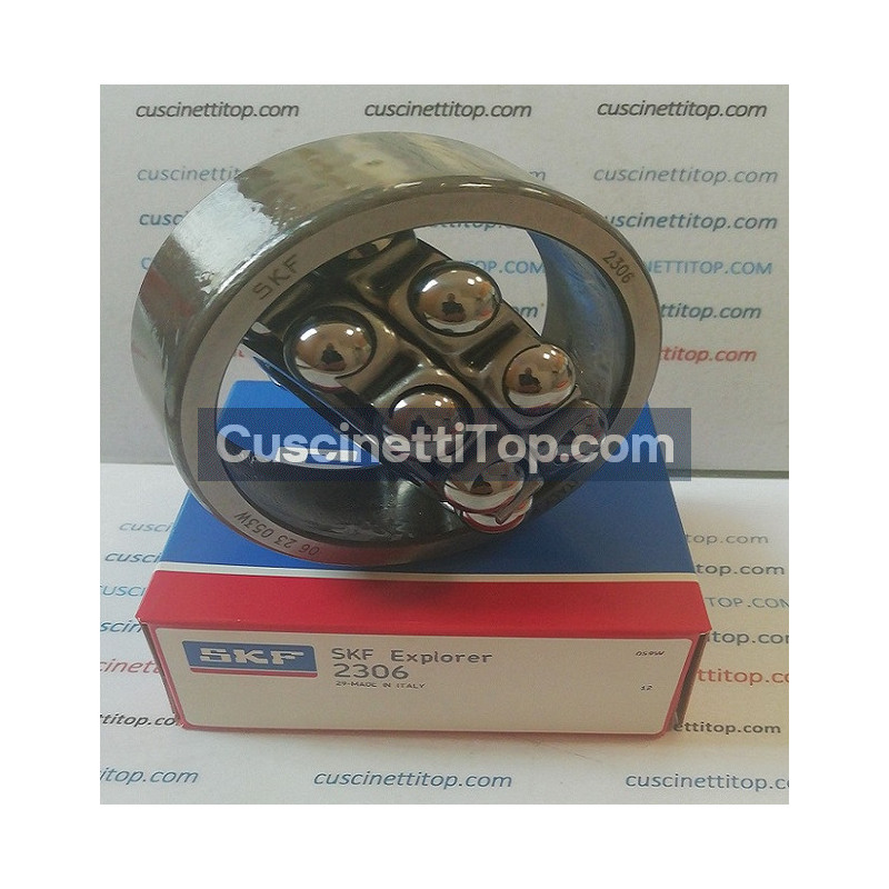 Cuscinetto 2306 SKF 30x72x27 Weight 0,496 2306