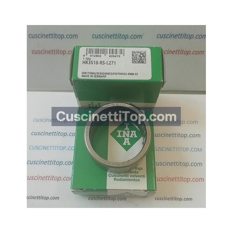 Cuscinetto HK3518-RS-L271 INA 35x42x18 Weight 0,03846 HK3518-RS,HK3518RSL271--fg