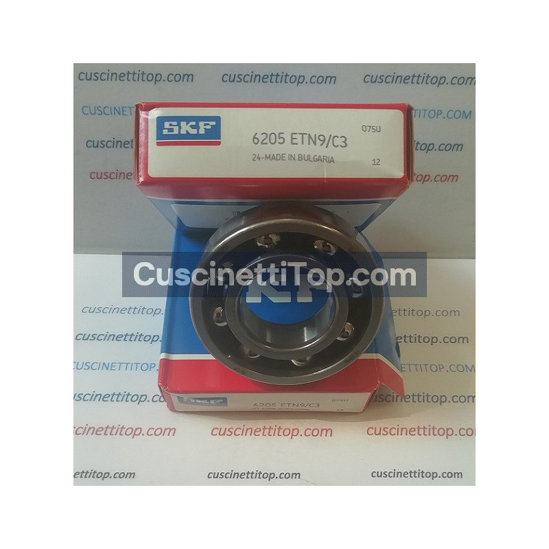 Cuscinetto 6205 ETN9/C3 SKF 25x52x15 Weight 0,1143 6205ETN9C3,6205TVHC3,6205FGC3,6205C3TN9,6205C3FG,6205C3TVH,