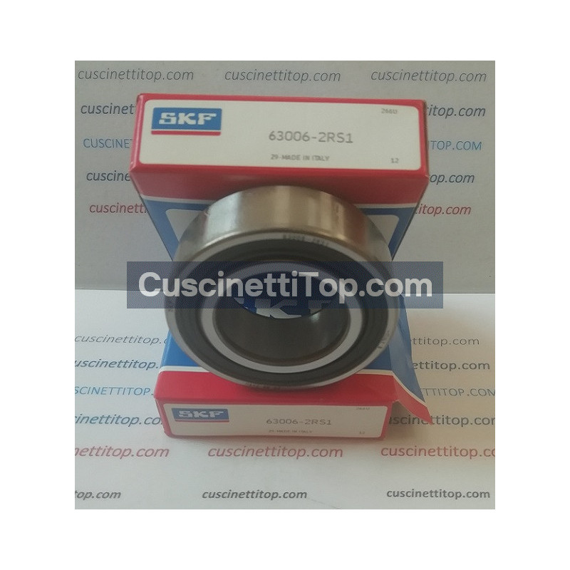 Cuscinetto 63006-2RS1 SKF 30x55x19 Weight 0,17 630062rs,63006-2rs,630062rs1,63006-a-2rsr,63006-2rs1