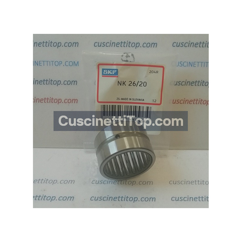 Cuscinetto NK 26/20 SKF 26x34x20 Weight 0,042 NK26/20NK26/20XL, Cuscinetto NK 26/20 SKF 26x34x20 Weight 0,042 NK26/20NK26/20XL,