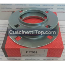 Flangia supporto PF209 in acciaio stampato forma rotonda CRAFT 4 Fori