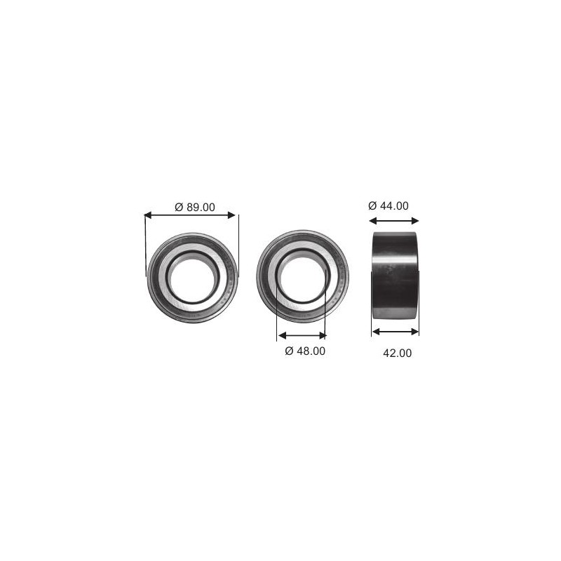 Cuscinetto DAC 4889 W2RS CS94 KOYO (48x89x44) Weight 1,080 DAC4889W2RSCS94,90369,44300