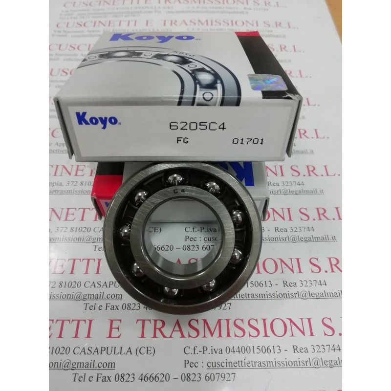 Cuscinetto 6205 TN9/C4 (6205FGC4) KOYO 25x52x15 6205tn9c4,6205tvhc4,6205fgc4,6205c4tn9,6205C4fg,205tn9/c4 Cuscinetto 6205 TN9/C4 (6205FGC4) KOYO 25x52x15 6205tn9c4,6205tvhc4,6205fgc4,6205c4tn9,6205C4fg,205tn9/c4
