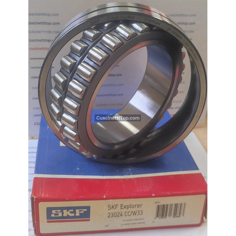 Cuscinetto 23024 CC/W33 SKF 120x180x46 Weight 3,9963 23024CCW33