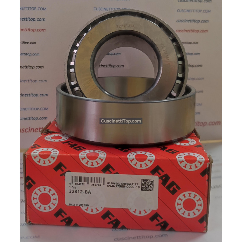 Cuscinetto 32312-BA Fag 60x130x48,5 Weight 3,024