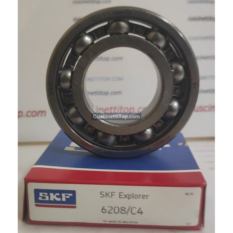 Cuscinetto 6208/C4 SKF 40x80x18 Weight 0,352 6208C4