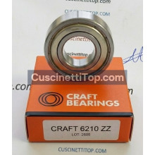Cuscinetto 6210 ZZ CRAFT 50x90x20