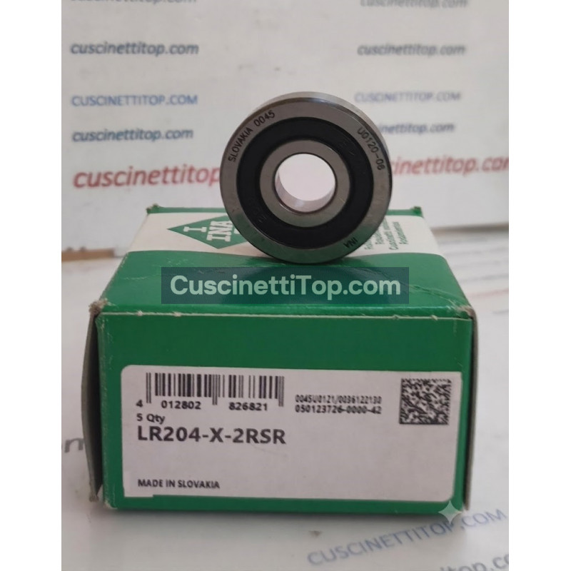 Cuscinetto LR204-X-2RSR INA 20x52x14  Weight 0,15
