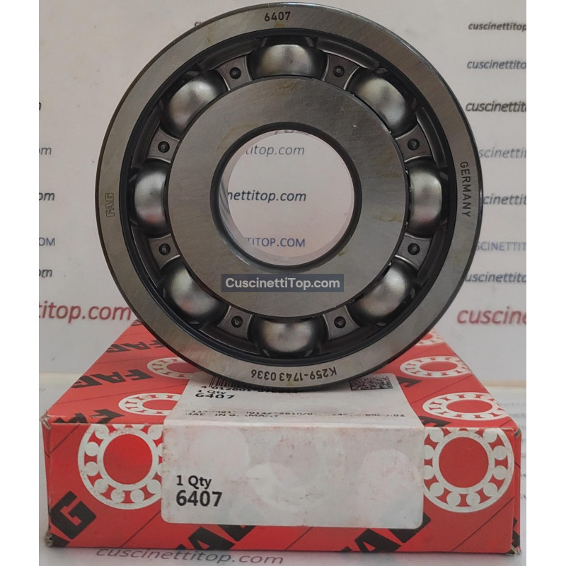 Cuscinetto 6407 FAG 35x100x25  Weight 0,971