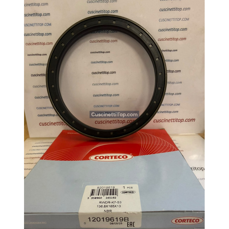 Anello di Tenuta (Paraolio) CORTECO 136,8X165X13 RWDR-K7-S3 NBR