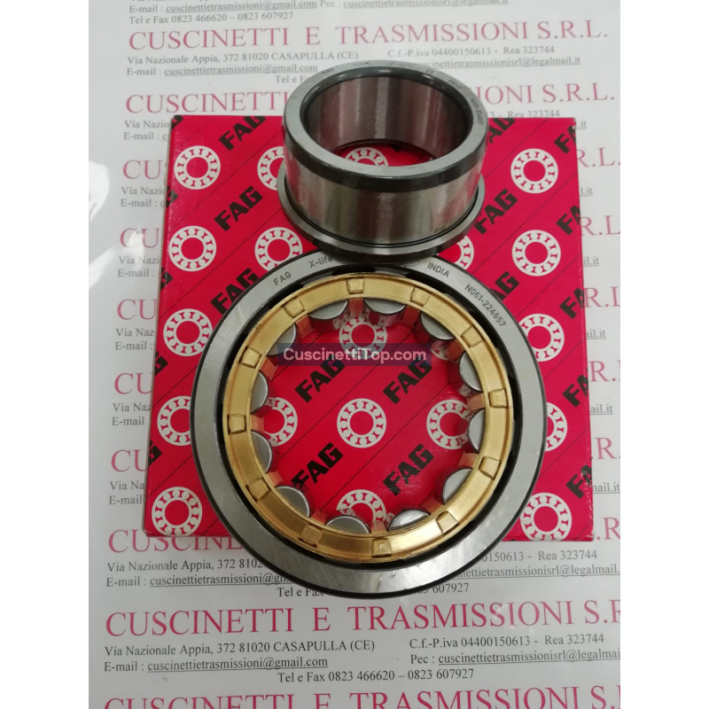 Cuscinetto NJ407-XL Fag 35x100x25 Weight 1,02