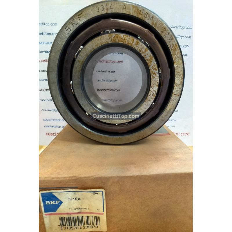 Cuscinetto 3314 A SKF 70x150x63,5 Gabbia in acciaio 3314A