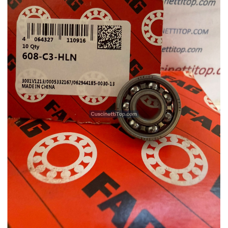 Cuscinetto 608-C3 FAG 8x22x7  Weight 0.012